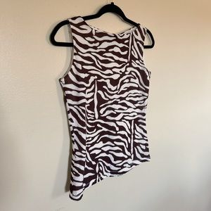 Y2K Zebra top